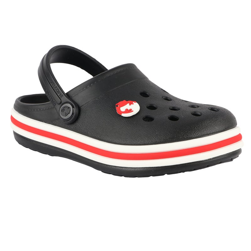Neoz Casual Slingback Clogs for Kids with Soft Sole | Slip-On Breathable, Lightweight | Comfortable & Durable | Stylish Indoor & Outdoor Sandals Clogs for Kids, K-BEACH-NERO-RED_4 - Image 5
