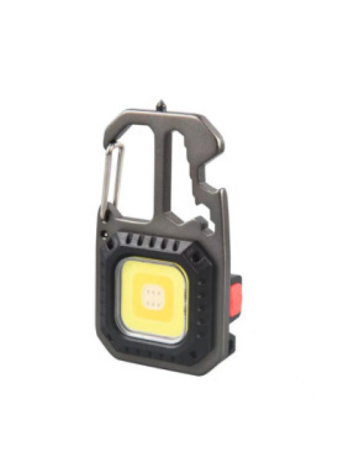 Loquat USB Outdoor Multifunctional Portable COB Mini Portable Work Light Keychain Light Car Repair Light-Color:W5138 (bracket Type) - Image 1