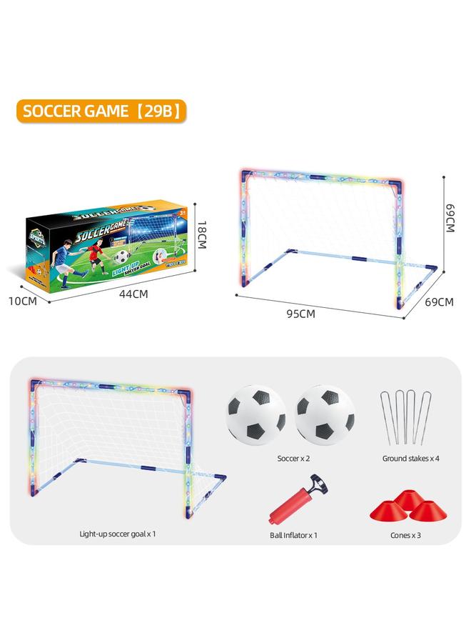 الأزرق جي دبليو <شحن مجاني> في الهواء الطلق تألق كرة القدم ألعاب كرة السلة للأطفال تدريب الوالدين والطفل ألعاب رياضية - Image 1