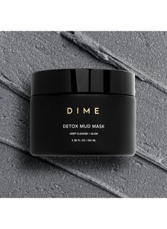 DIME Beauty Detox Mud Mask With Dead Sea Mud, Self Care Facial Mask That Nourishes And Brightens Dull Skin, 3.38 Oz / 100 Ml  - Image 2