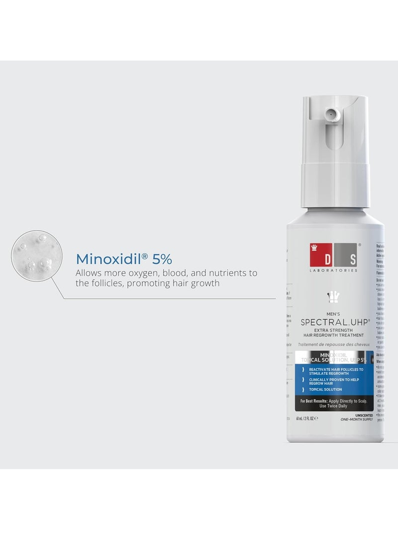 DS LABORATORIES Spectral.UHP | Extra Strength Hair Growth Treatment with Minoxidil 5% (3 Month Supply)  - Image 4