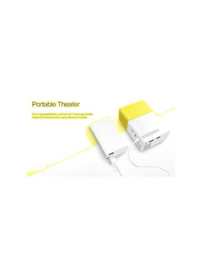 Mini portable LED projector ,yellow - Image 3