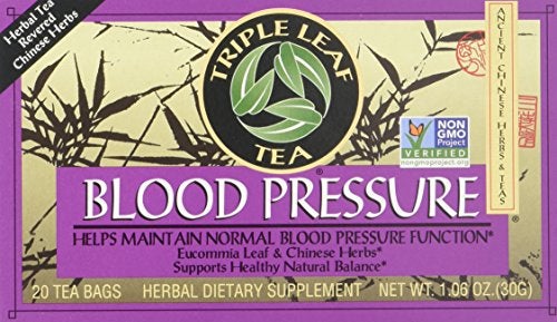Triple Leaf Tea Triple Leaf Blood Pressure Tea Bags 106 Ounce 20 Count Pack of 3 - Image 1