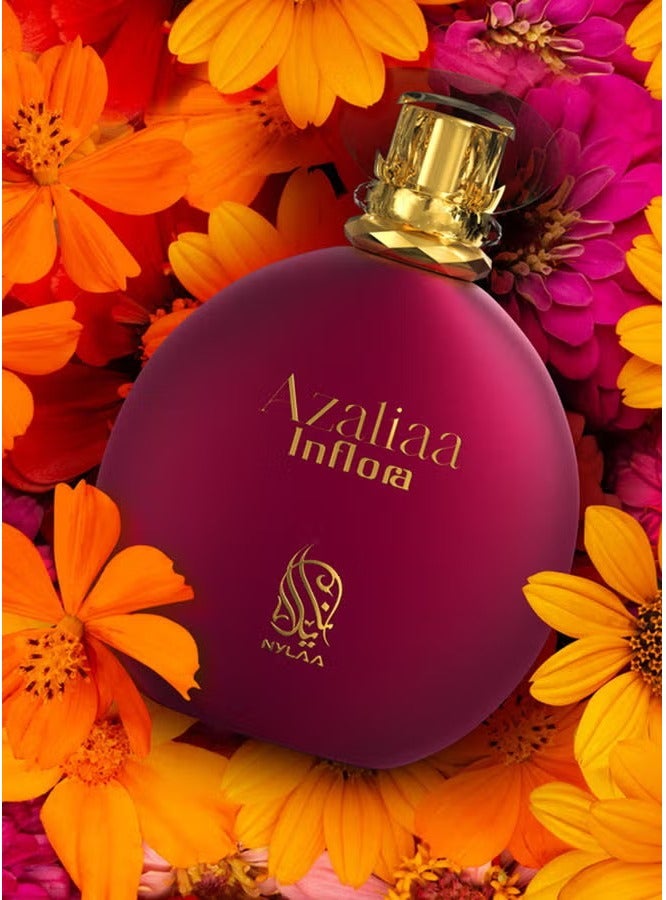 NYLAA عطر أزاليا إنفلورا (EDP) 100 مل | عطر فاخر للنساء | رائحة تدوم طويلاً | للاستخدام اليومي - Image 4