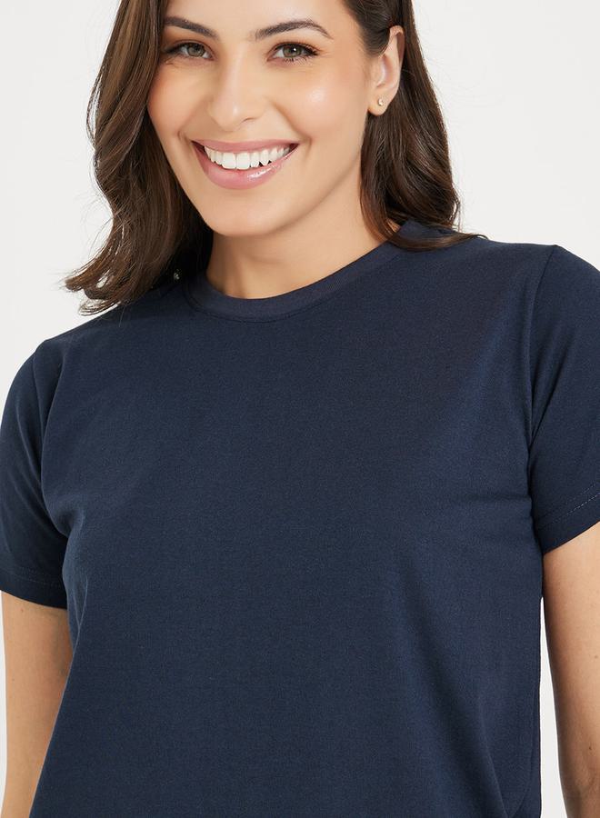 ستايلي طقم بيجامة وتيشيرت قطن سادة - Image 4