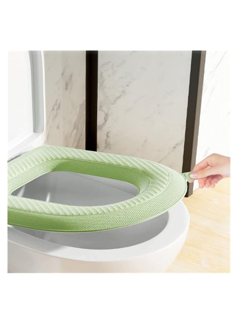 Y&D Waterproof Foam Toilet Mat,Toilet Seat Cover Cushion Waterproof,Toilet Self Adhesive,Bathroom Sticker,Universal Soft Washable Warmer Thicker Winter Mat - Image 3