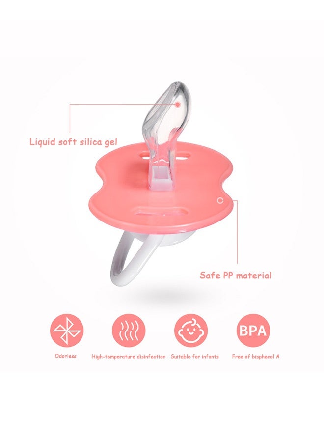 Quantum 4 PCS Pacifier, Baby Orthodontic Pacifier with Air Comfort Shield, Pacifier Container Can Storage 2 Pacifiers Supports Breathing & Oral Developmen - Image 2