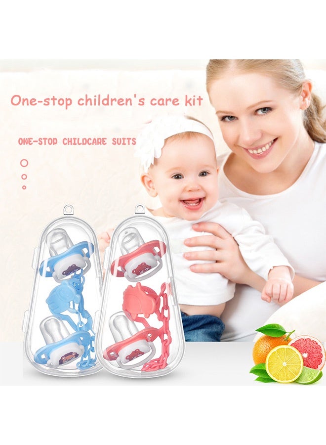 Quantum 4 PCS Pacifier, Baby Orthodontic Pacifier with Air Comfort Shield, Pacifier Container Can Storage 2 Pacifiers Supports Breathing & Oral Developmen - Image 5