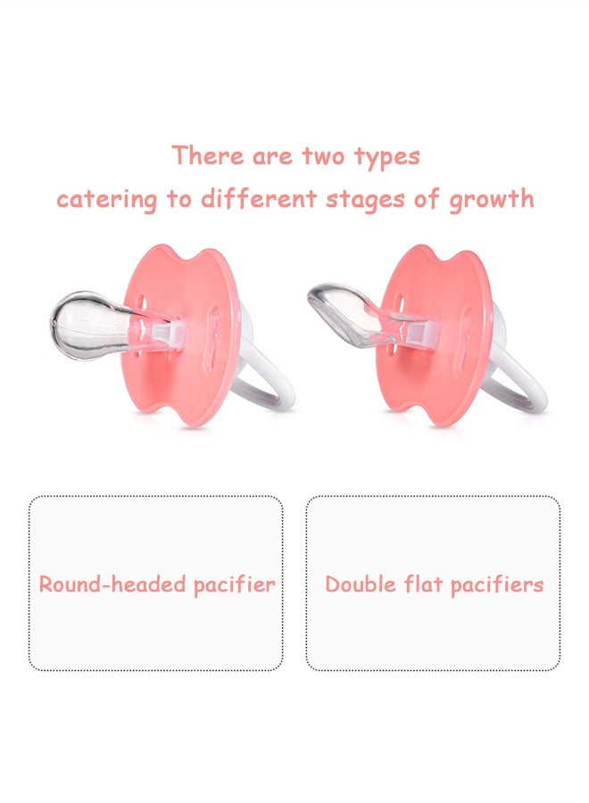 Quantum 4 PCS Pacifier, Baby Orthodontic Pacifier with Air Comfort Shield, Pacifier Container Can Storage 2 Pacifiers Supports Breathing & Oral Developmen - Image 3