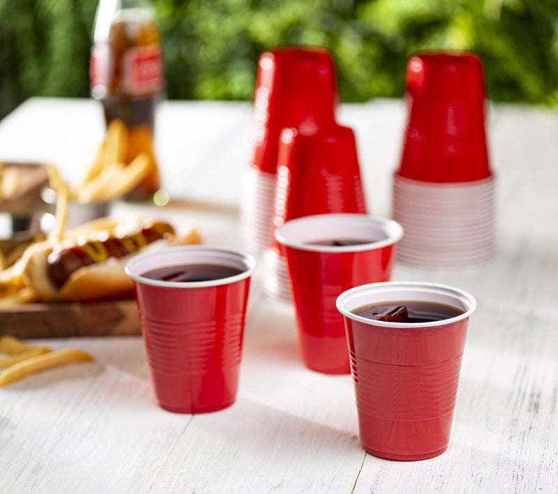 Comfy Package [12 oz. - 40 Count Disposable Plastic Red Cups  Party Drinking Cups for Events and Everyday Use - Image 3