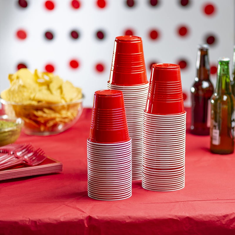 Comfy Package [12 oz. - 40 Count Disposable Plastic Red Cups  Party Drinking Cups for Events and Everyday Use - Image 5