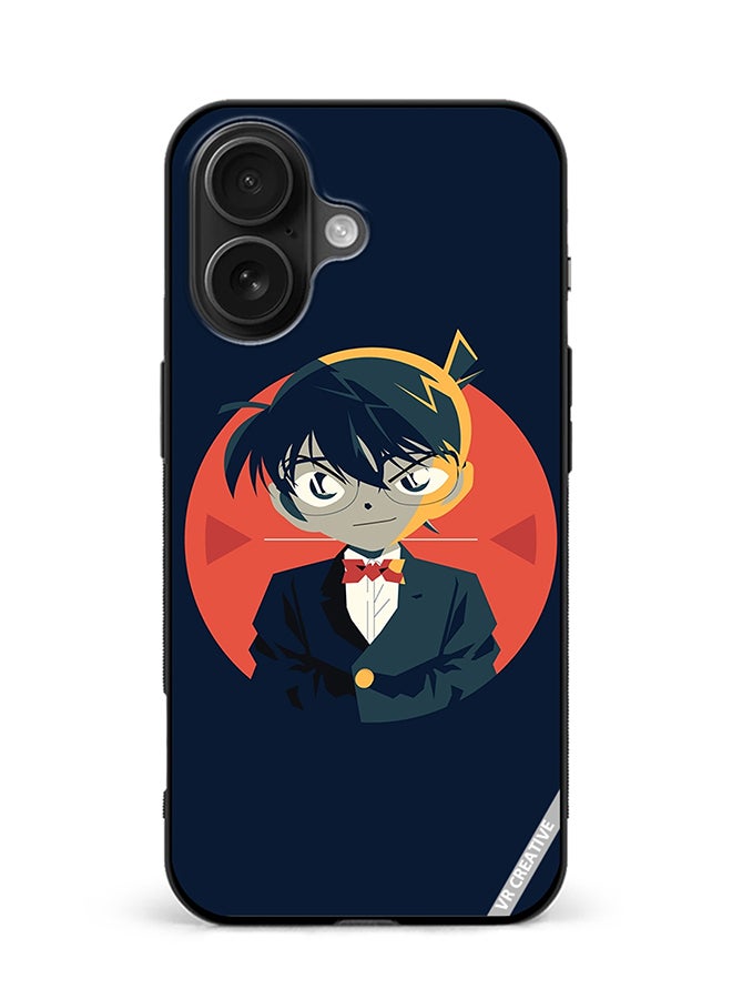VR CREATIVE Protective Case Cover For Apple iPhone 16 Plus Detective Conan Character Design Multicolour