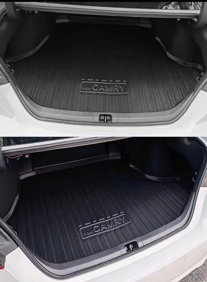Cargo Liner Trunk Mat for Toyota Camry 2024+, Trunk Mat for New Camry 2024+ Models, Black, Custom Fit All-Weather Tray - Image 2