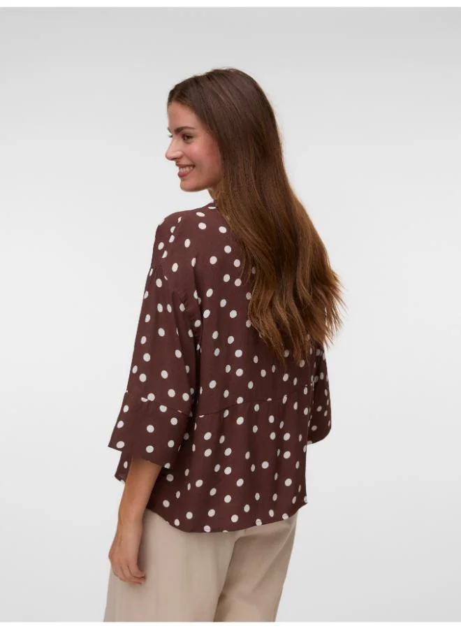 VERO MODA Printed Long Sleeve Shirt