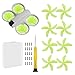 Pidynx Improved Version Including ScrewsDrone Colorful Paddle Propeller for DJI NEO Silent Power Noise Reduction Replacement Traverser Wings Drone Accessories Crystal Green - Image 2