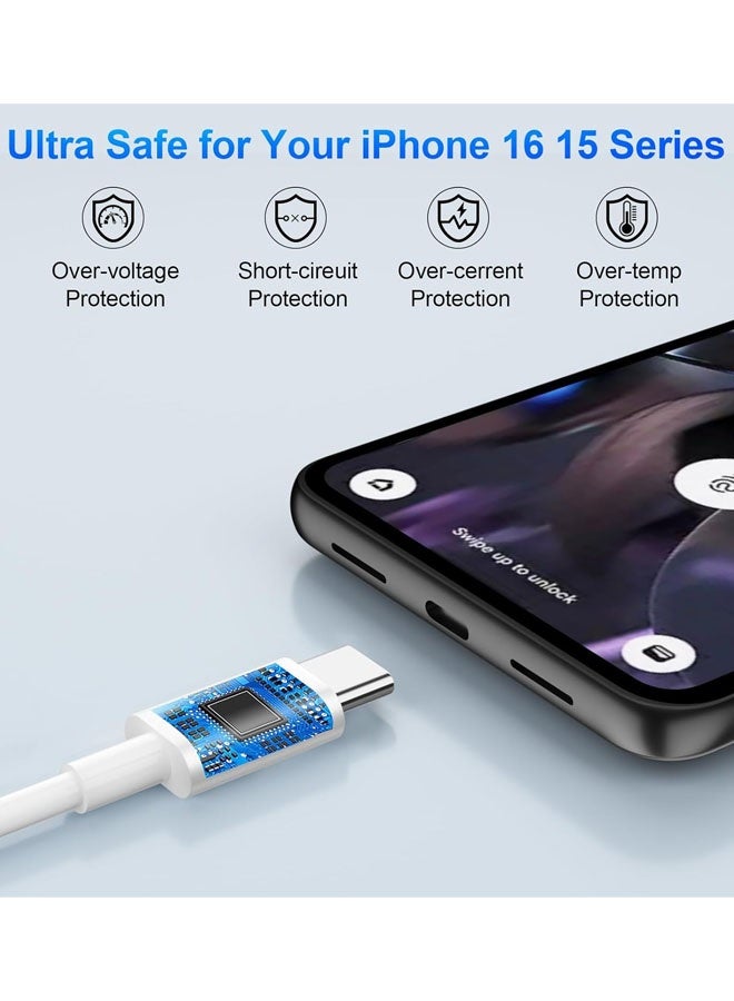 كابل USB من النوع C إلى النوع C، شحن سريع، حماية متعددة، كابل نقل البيانات - Image 3