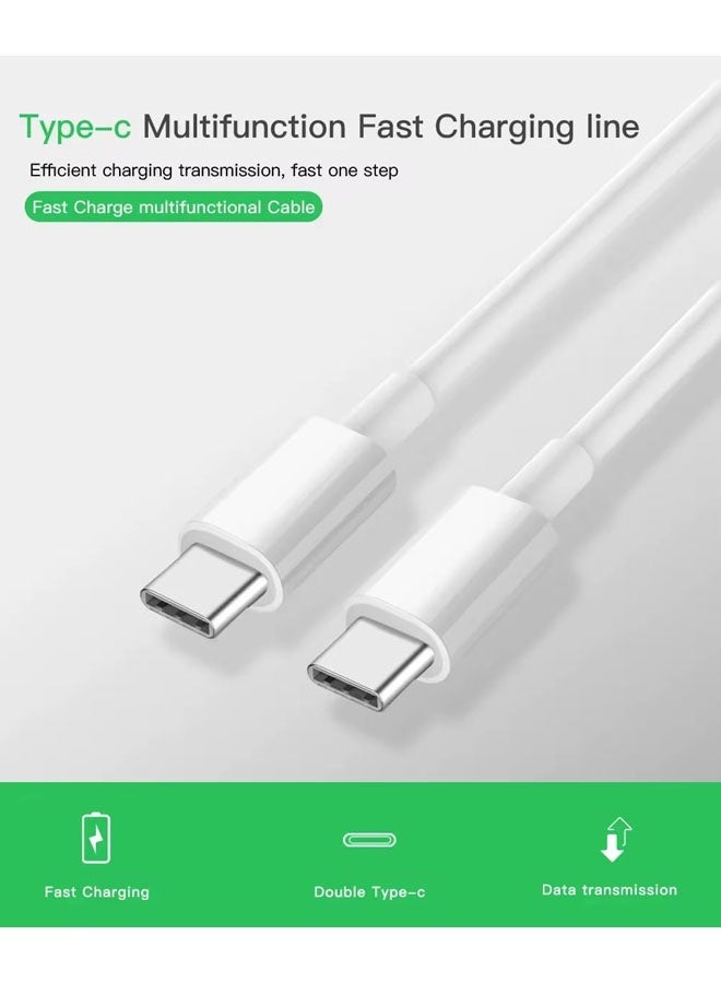 كابل USB من النوع C إلى النوع C، شحن سريع، حماية متعددة، كابل نقل البيانات - Image 4