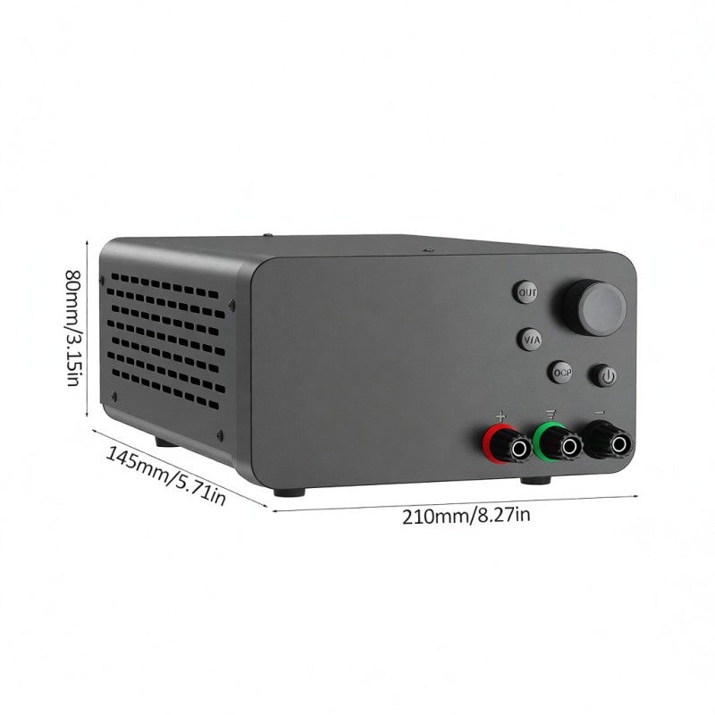 wanptek Variable DC Power Supply 30V 10A Bench Power Supply with 4-Digits LED Display Adjustable Switching Power Supply with Encoder Adjustment Knob Output Enable/Disable Button - Image 4