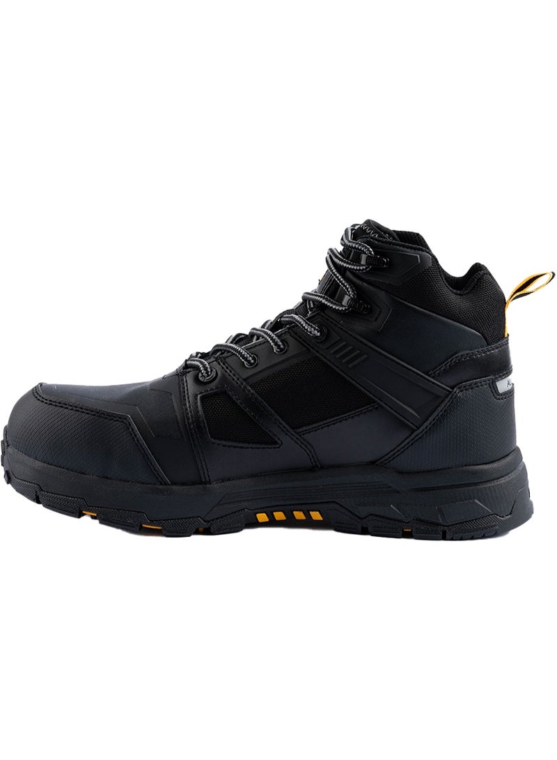 JCB Sporty 6" Safety Shoes for Men JCB-007A | Alloy Toe – Waterproof, Oil, Heat & Slip Resistant – EH, ASTM F2413-18 Certified, Black - Image 2