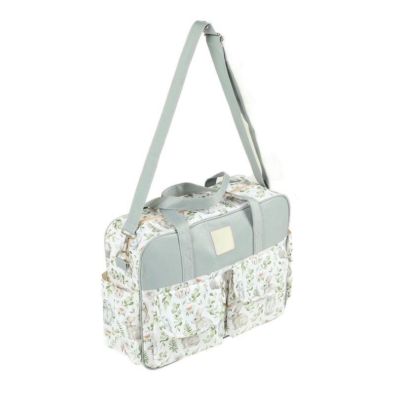 Messenger Bag Waterproof Portable Large Capacity Shoulder Mommy Messenger Bag for Pregnant Woman Bunny - Image 2