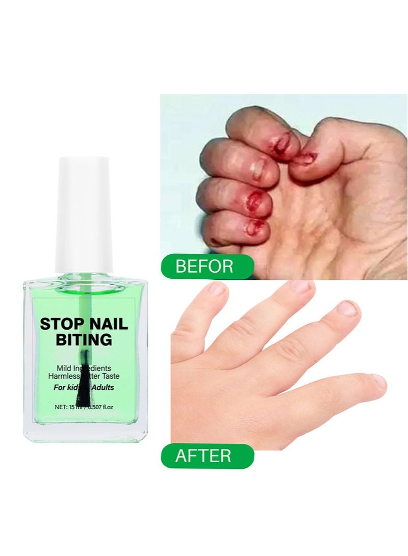 Lanthome Stop Nail Biting Liquid，Nail Biting Treatment for Kids，Natural Thumb Sucking Pain Relief for Kids，Bitters，Plant Extracts （15ml） - Image 4