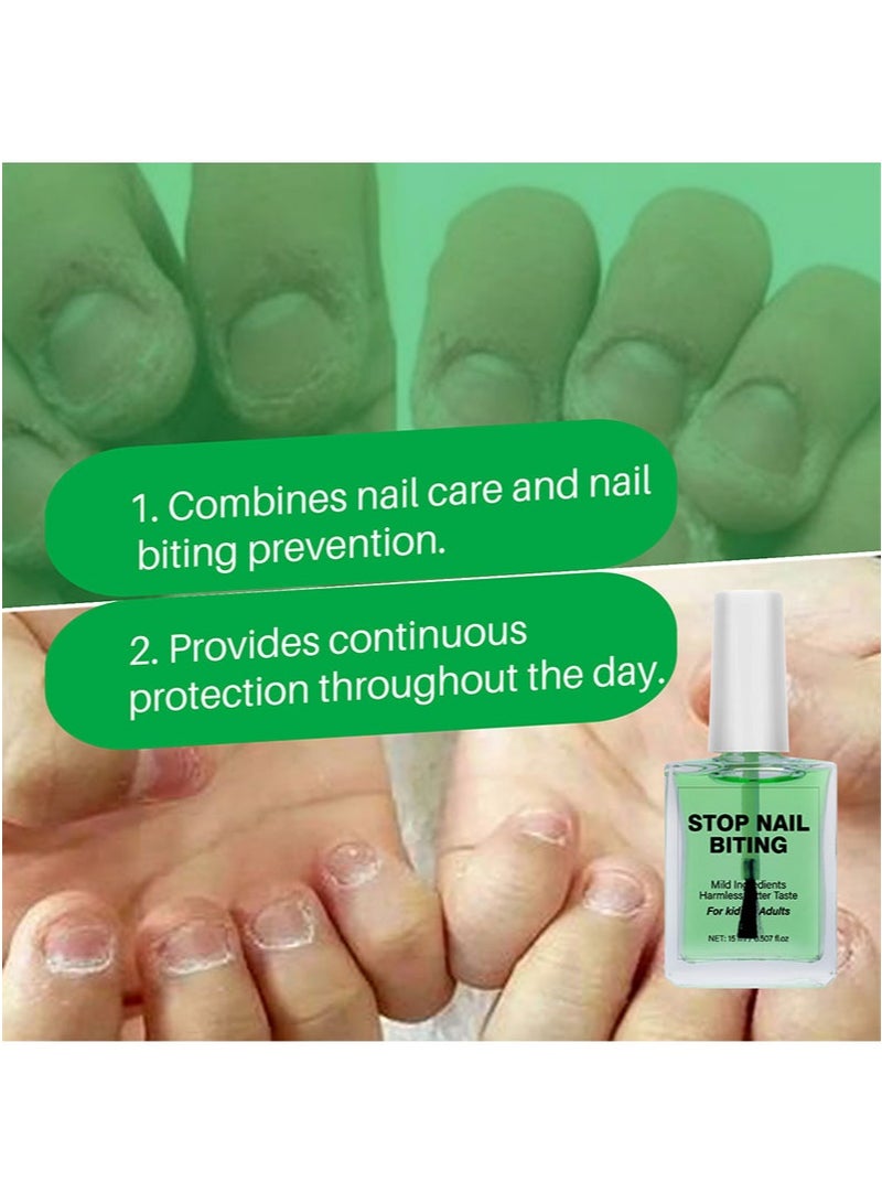 Lanthome Stop Nail Biting Liquid，Nail Biting Treatment for Kids，Natural Thumb Sucking Pain Relief for Kids，Bitters，Plant Extracts （15ml） - Image 5