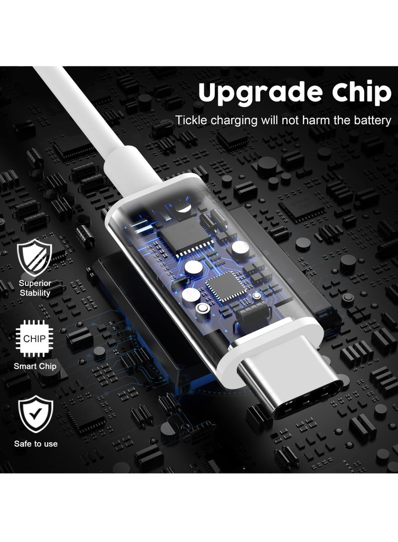 BORTONY Type C Cable 1M, USB C Braided 100W Power Delivery PD Fast charge Cable USB C to USB C for iPhone 15 Pro/15 Pro Max/15/15 Plus, iPad mini 6, MacBook Pro/Air, iPad Pro, Samsung S23+, Huawei P60, etc bl - Image 3