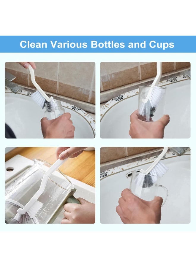 مجموعة فرشاة تنظيف الشقوق من 11 قطعة، أدوات تنظيف بشعيرات صلبة للمطبخ والحمام والزوايا والجص والحوض والكوب وإبريق الشاي والزجاجة والخلاط - Image 5