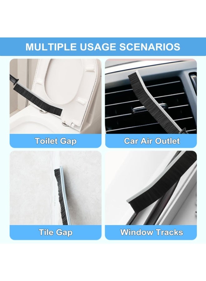 مجموعة فرشاة تنظيف الشقوق من 11 قطعة، أدوات تنظيف بشعيرات صلبة للمطبخ والحمام والزوايا والجص والحوض والكوب وإبريق الشاي والزجاجة والخلاط - Image 2