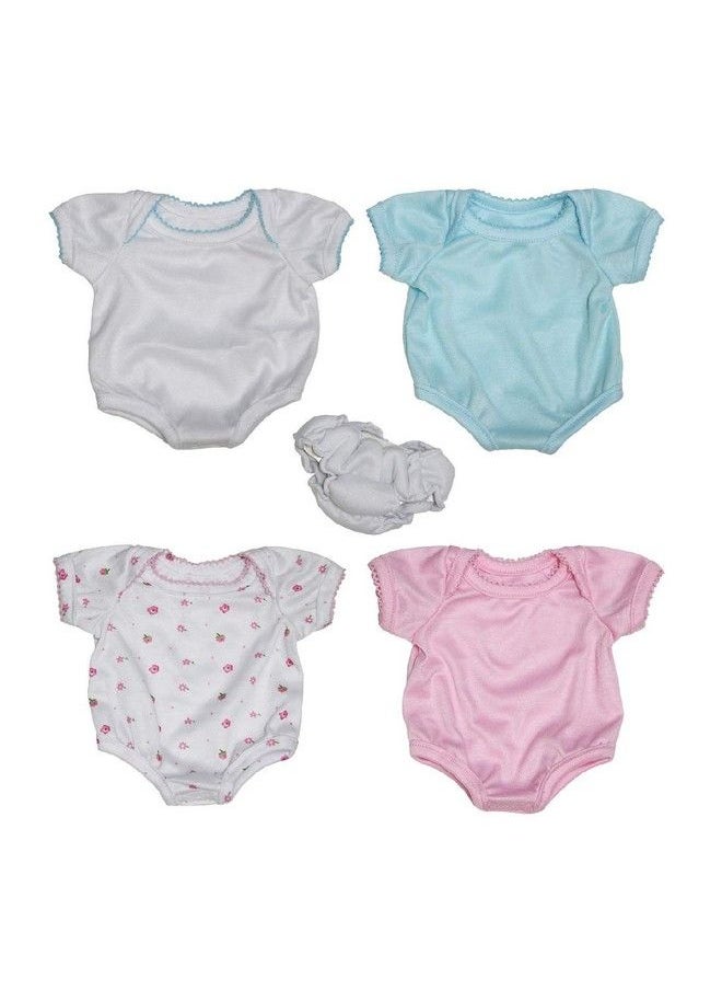 JC TOYS , For Keeps! La Newborn By Berenguer Outfit Gift Set For 15 17" Dolls 6 Pcs For Children 2+ , Pink, Blue  - Image 3