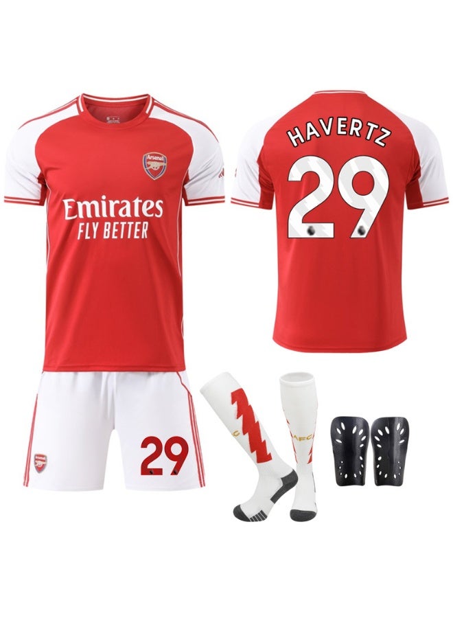 Arsenal football jerseys and shorts sets, breathable and quick-drying sports uniforms, football team jerseys, men's and women's youth teams, multiple sizes and colors, for training, matches and street wear - Image 1