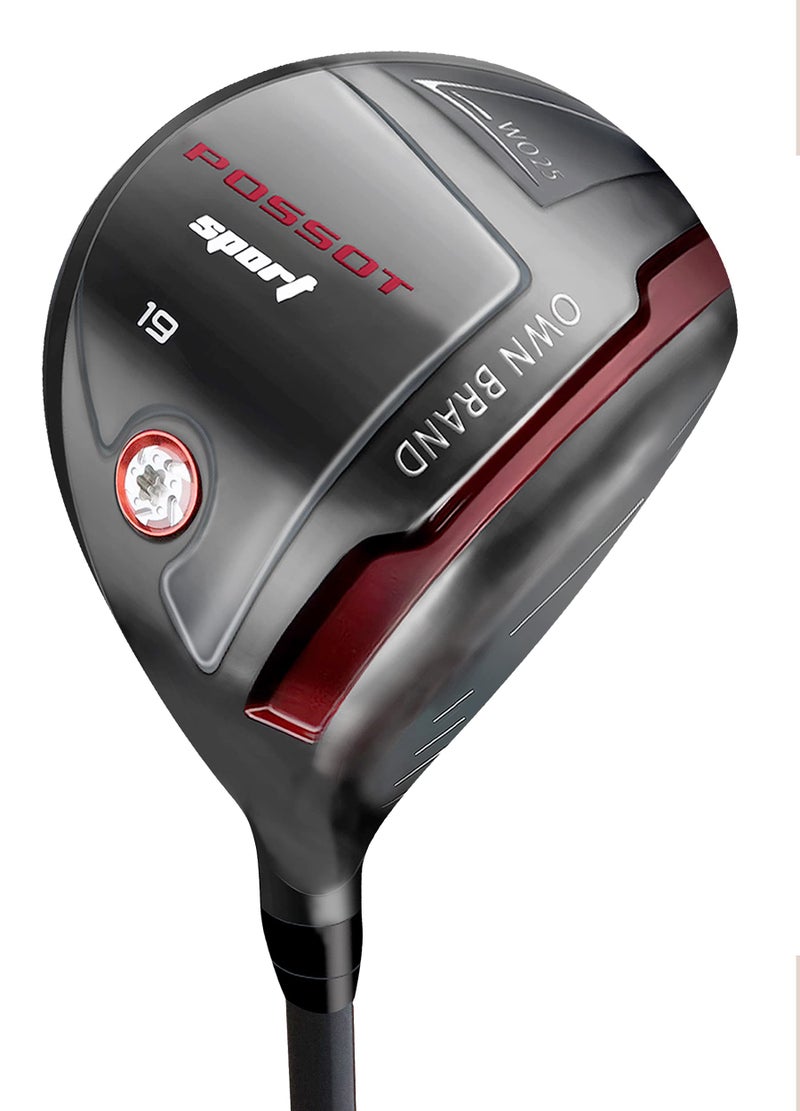 POSSOT Golf Fairway Wood, 3/5 Wood with Graphite Shafts for Man's, Golf Club with Premium Regular and Stiff Flex Shaft, Right Handed, 3 Wood Regular - Image 1