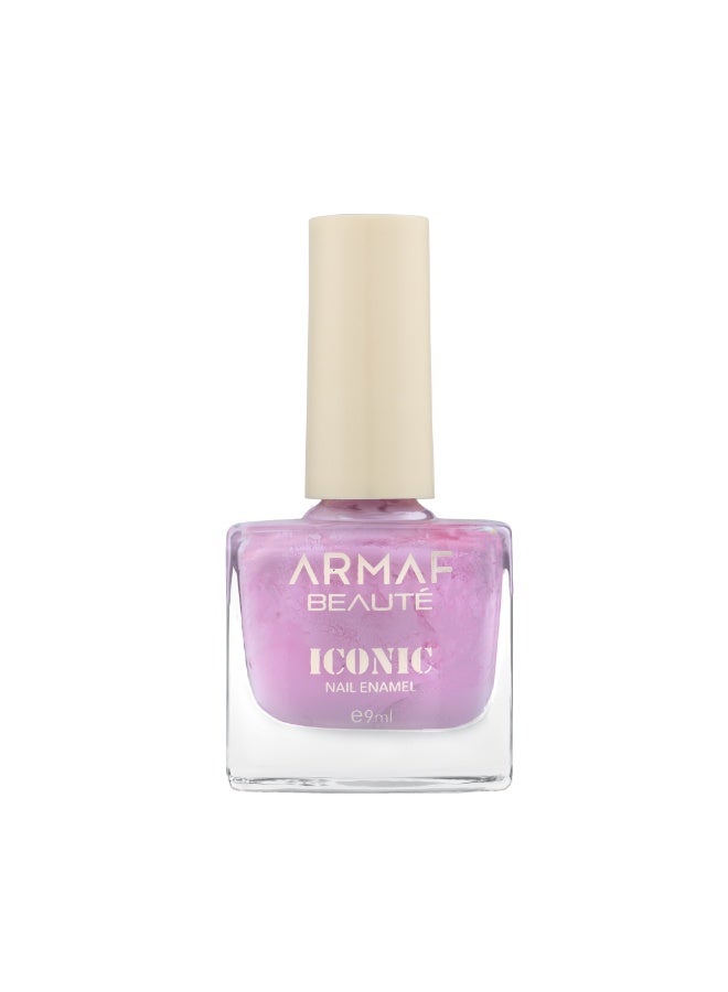 Armaf Beaute Iconic Nail Enamel 071 Lilac Mystery, 9ml | High Shine Nail Polish | Chip-Resistant Formula | Smooth Gloss Finish | Long-Lasting & Easy Application - Image 1