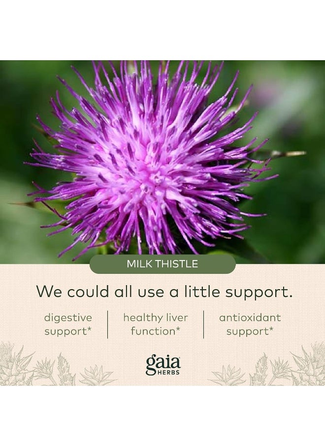 Gaia Herbs - Liver Health Support Herbal Supplement With Milk Thistle 60 Vegan Liquid Phyto-Caps 30 Servings - Image 1