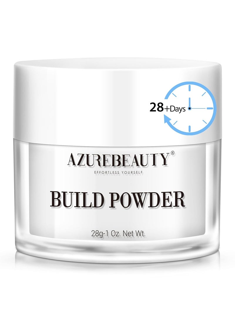 AZUREBEAUTY - AZUREBEAUTY Clear Dip Powder for Nails, Essential Dipping Build Powder for 28+ Long-Lasting Nail Art Manicure Salon DIY at Home with Transparent Crystal Color, 28g/1Oz - Image 1