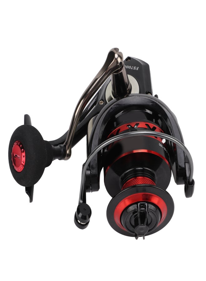 DEUKIO Metal Spinning Fishing Reel CNC with EVA Grip Metal Rocker Arm Long Throw Fishing Line WheelFS7000 - Image 3