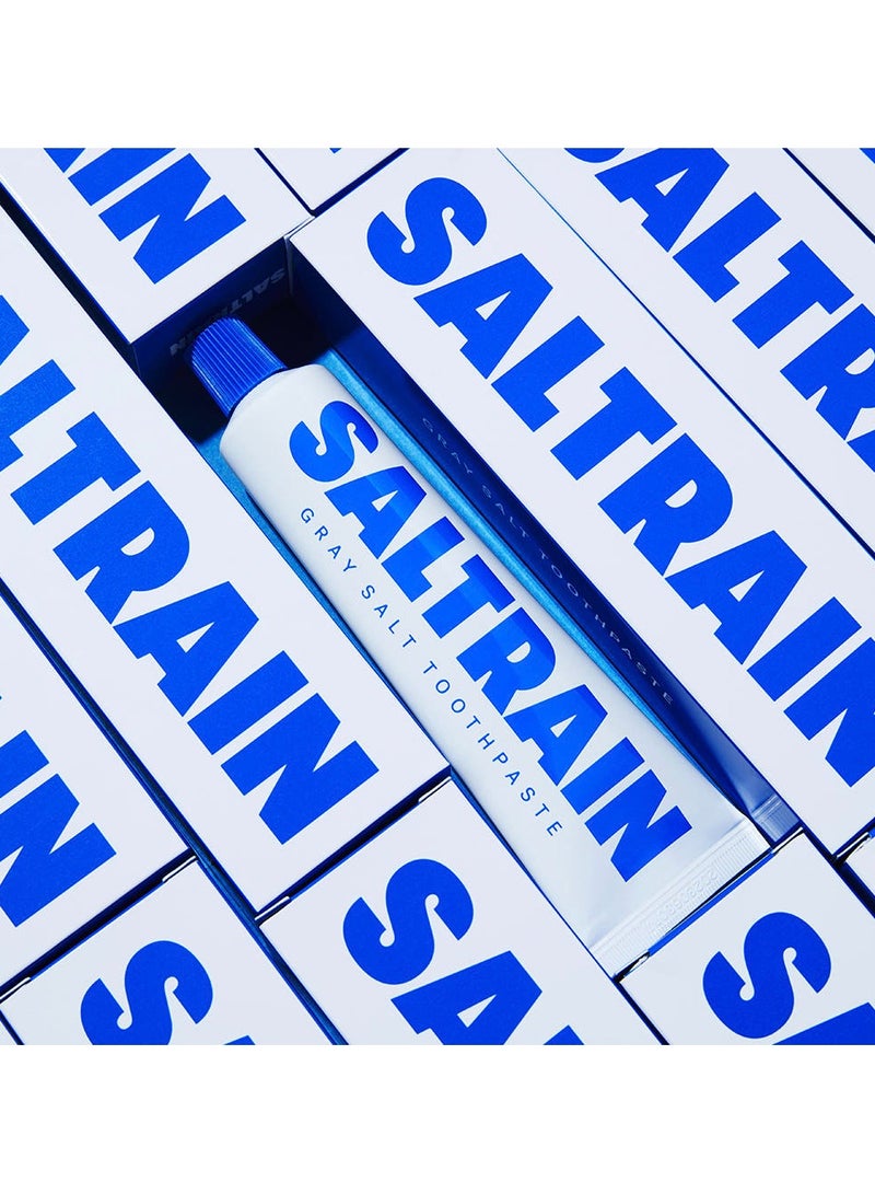 Saltrain Blue Clean Breath Toothpaste – Korean Natural Gray Salt Formula for Long-Lasting Fresh Breath - Image 4