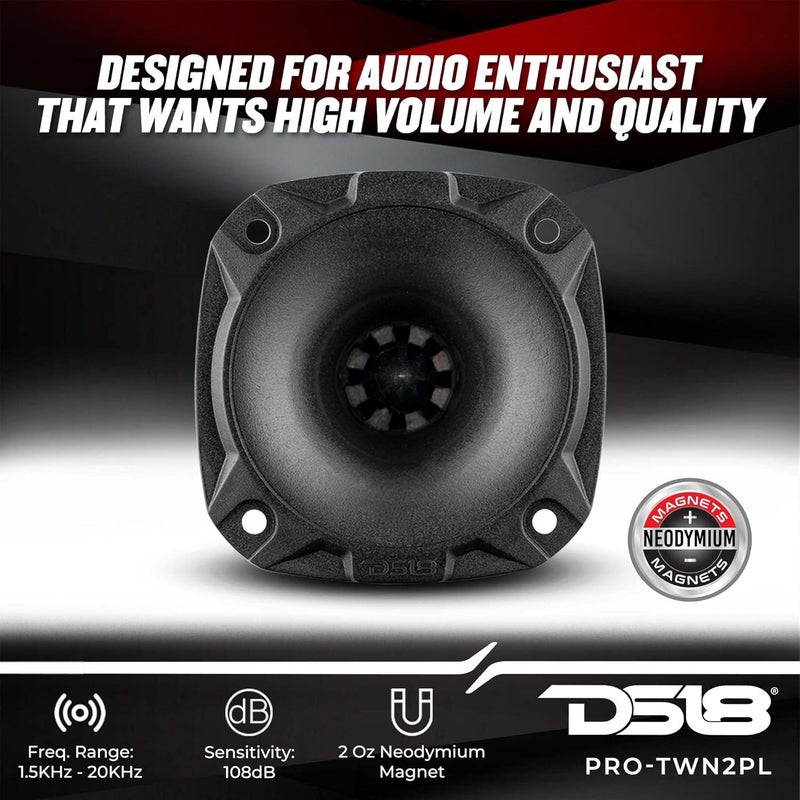 DS18 PRO-TWN2PL 3" مكبر صوت سوبر بوليت عالي الضغط مع مغناطيس نيوديميوم - Image 3