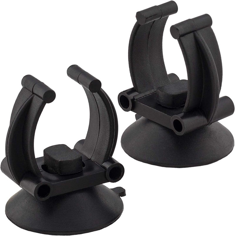 OIIKI 10 PCS Aquarium Heater Suction Cups with Clips Air Hose Tube Holders Clamps for Fish Tank Black - Image 5