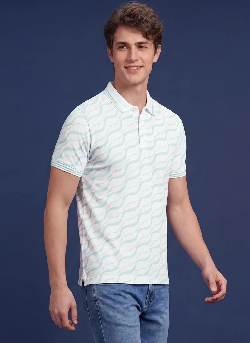 Being Human Men Printed Polo Collar T-shirt
