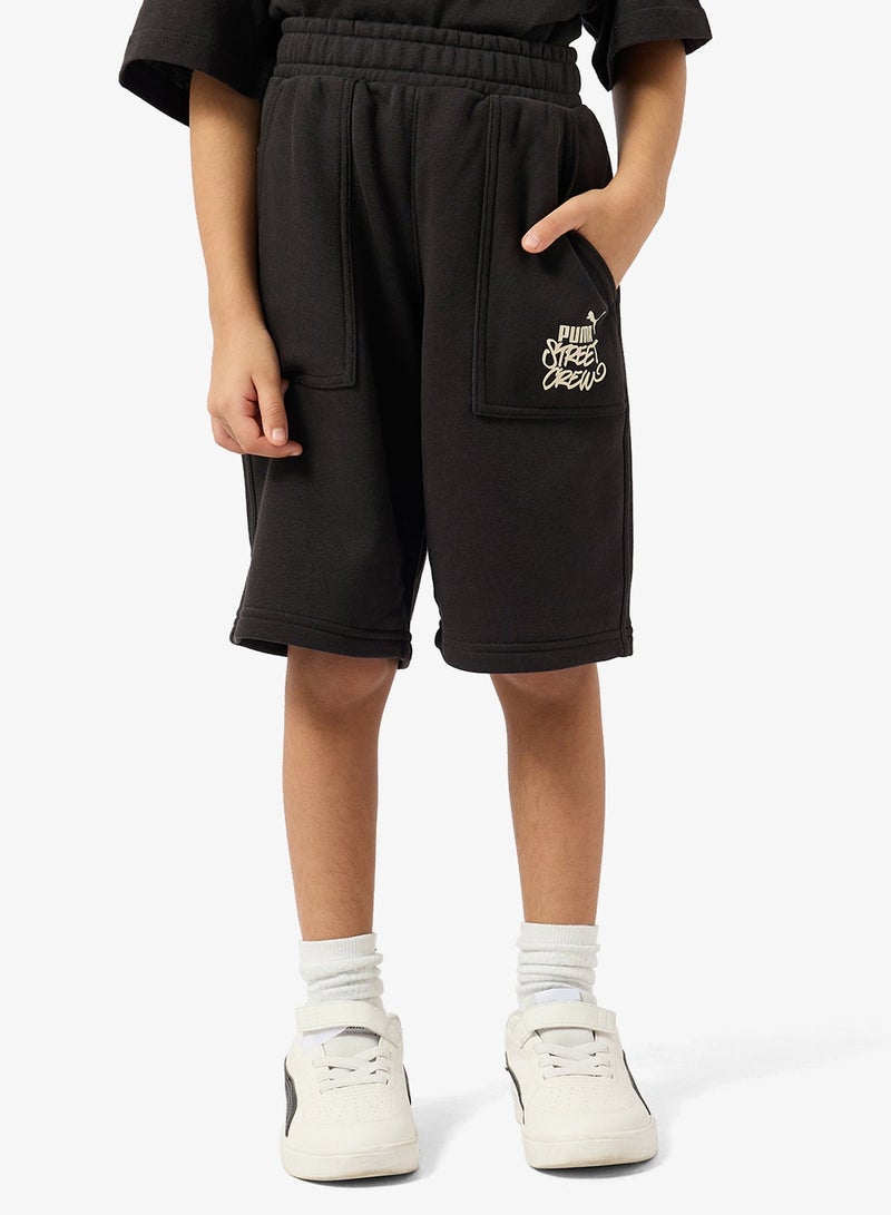 PUMA Youth Mid 90S Relaxed Shorts - Image 1