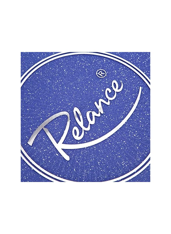 Relance - قدر ريلانس للطهي، 28 سم، حجم كبير، مع غطاء زجاجي، أزرق  - Image 2
