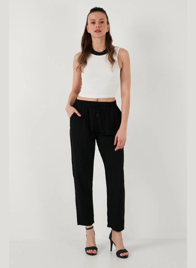 Lela Lela Slim Fit Regular Waist Pocket Trousers Women's Pants 5865297