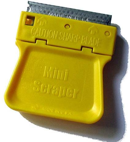 MINISCRAPER Original Mini Razor Scrapers, 8 Pack U.S. Made For Scraping Off Paint Decals Labels Stickers and Debris On a Variety Of Surfaces - Image 3