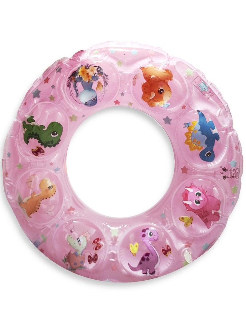 Pink Sea ​​Animals Swimming Ring Float ,Small Size "50cm" Float Boat Fun Water Toys For Boys & Girls  - Image 1