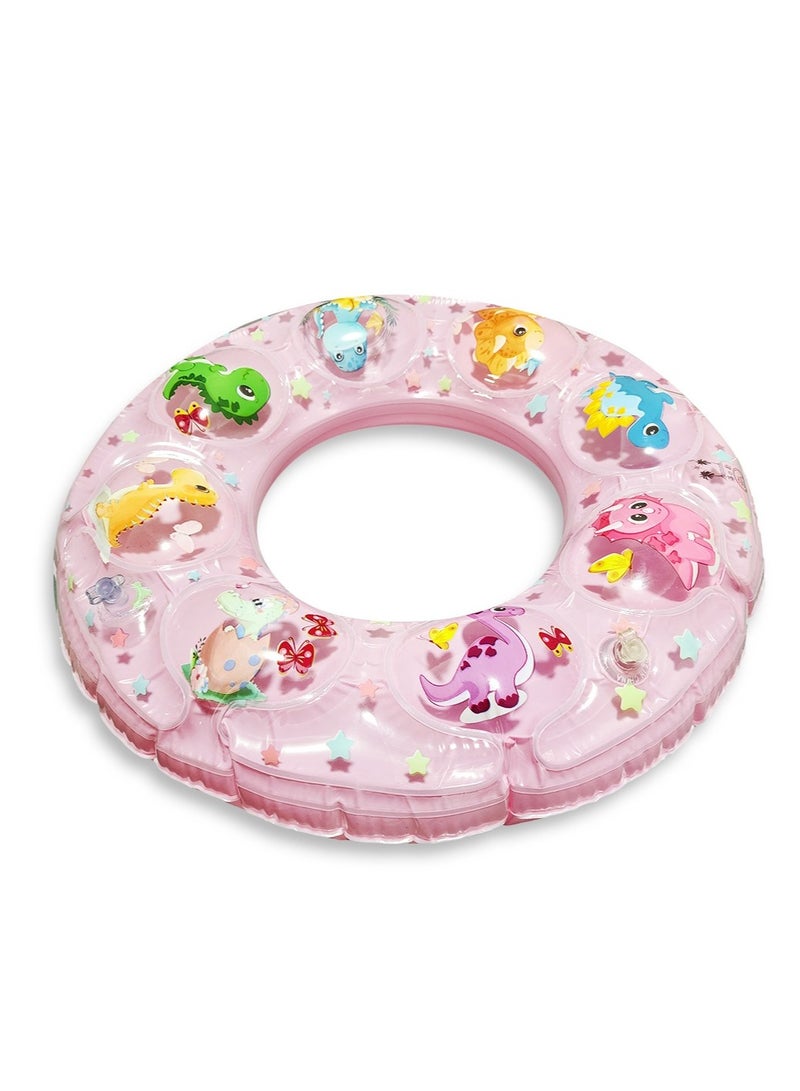 Pink Sea ​​Animals Swimming Ring Float ,Small Size "50cm" Float Boat Fun Water Toys For Boys & Girls  - Image 2