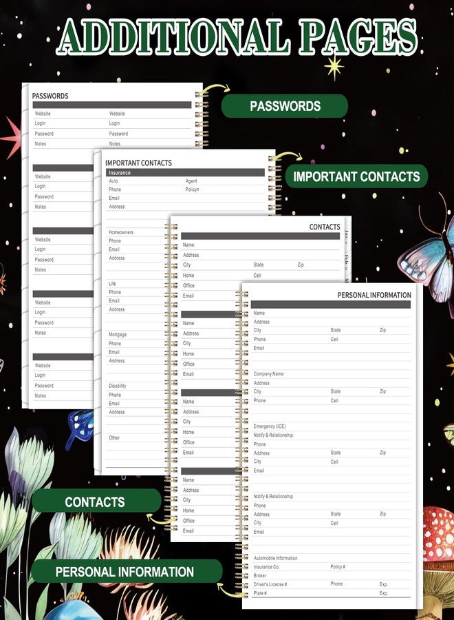 Vondafe 2026-2031 Monthly Planner - 5 Year Planner, July 2026 - June 2031, 5 Year Calendar 2026-2031 Monthly Planners, 9" x 11", Calendar Planners with 60 Months Tabs, Double-Side Pocket, Notes Pages - Image 5