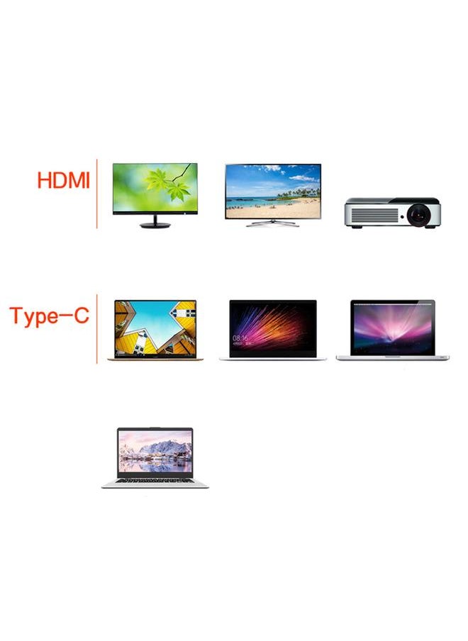 Thoraya Cabledeconn TypeC Interface to HDMI+HUB+SD Multifunction Docking Station Converter  - Image 5