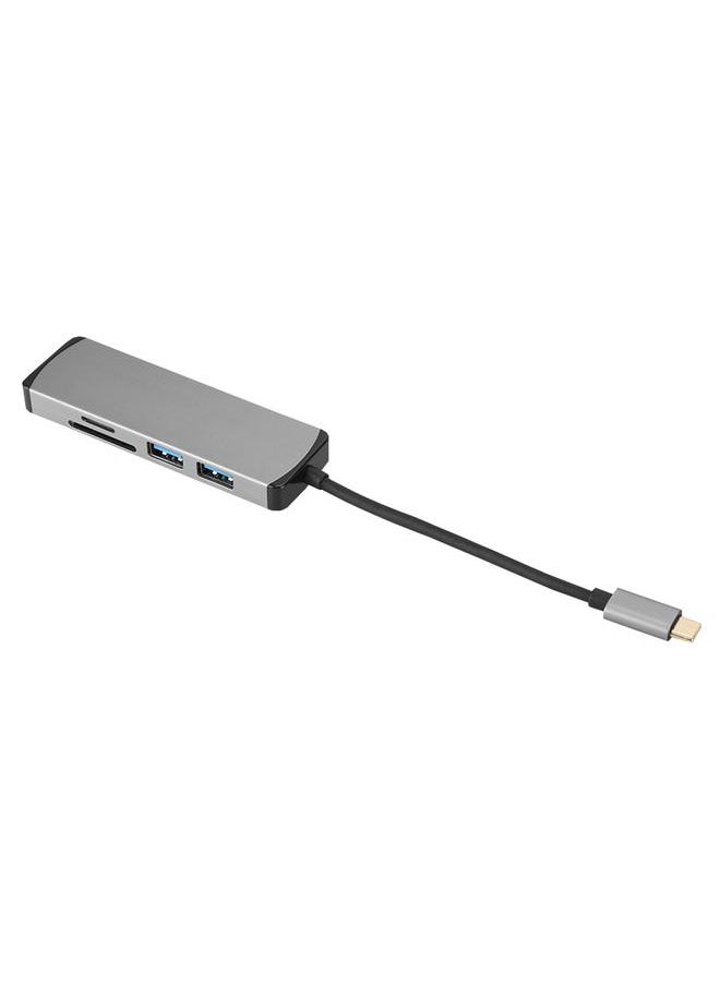 Thoraya Cabledeconn TypeC Interface to HDMI+HUB+SD Multifunction Docking Station Converter  - Image 3