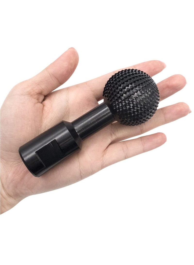 KASTWAVE Spherical Rotary Burr, Carbon Steel Wood Carving Polishing Engraving Drilling Bit Grinding Head, 14mm Spherical Grinding Head for 115/125 Angle Grinder - Image 2